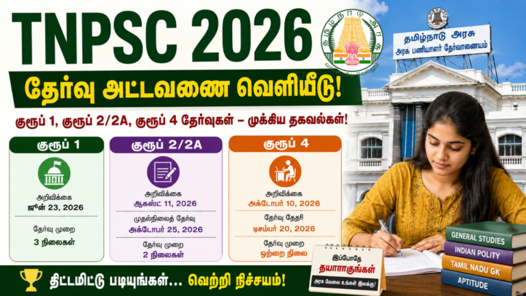 TNPSC Exam Preparation 2026 tamil
